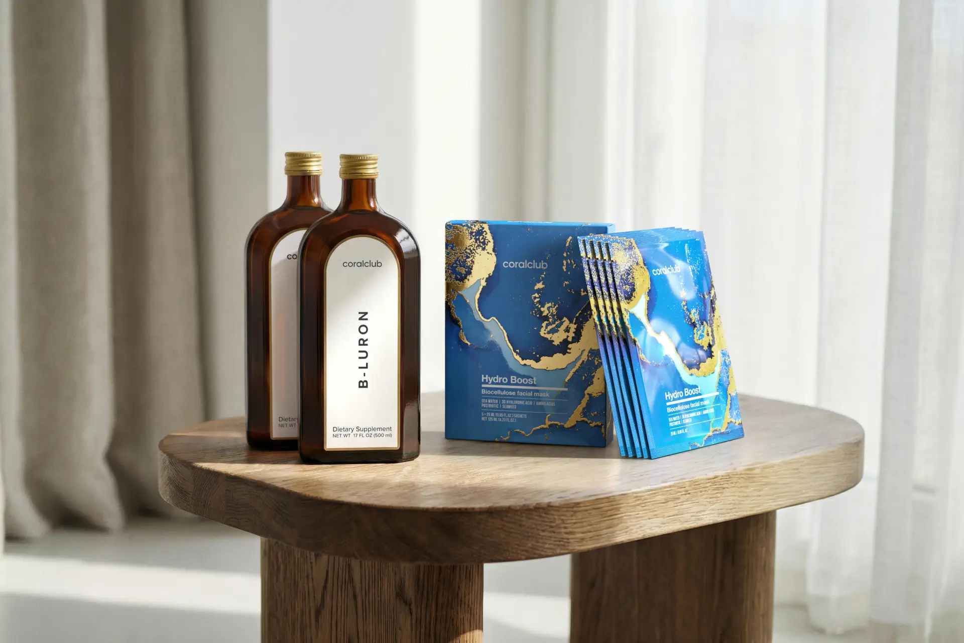 B-Luron + Hydro Boost Biocellulose Facial Mask (5 sobres)